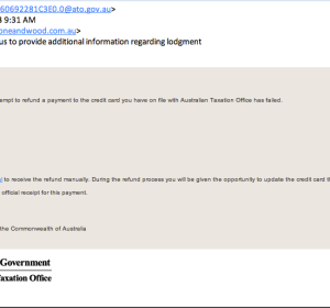 Ato fraud email warning from cbia