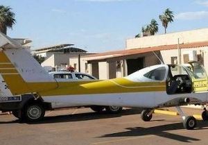 Man who drove plane to a pub is charged