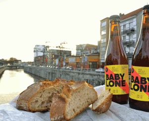 BEER MADE FROM BREAD