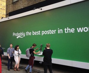 BEER SERVING BILLBOARD LAUNCHED