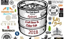 Sydney Craft Beer & Cider Fair returns to The Oak Barrel
