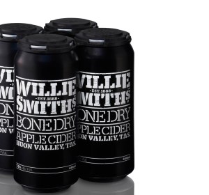 Willie Smith’s launches Bone Dry cider in cans
