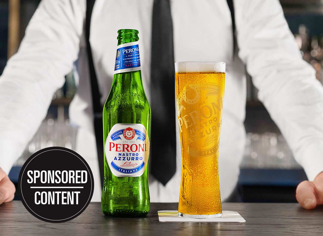 Peroni Signature Italian Beer Glass Peroni Nastro Azzurro