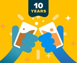Nomad check in with Untappd anniversary