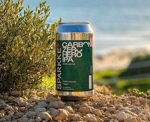 Sparkke’s cold can of carbon neutral beer