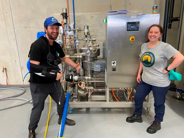 Breweries fizz over automated inline carbonation