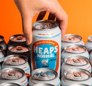 Heaps Normal launch core range non-alc lager