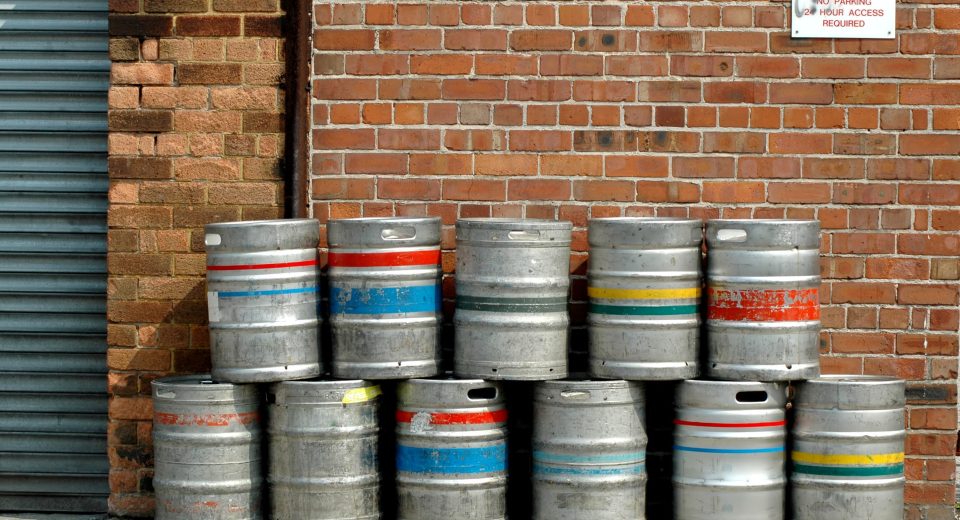 Beer kegs