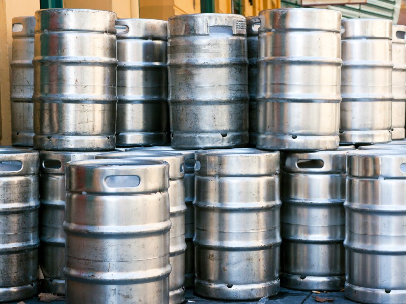 Beer kegs