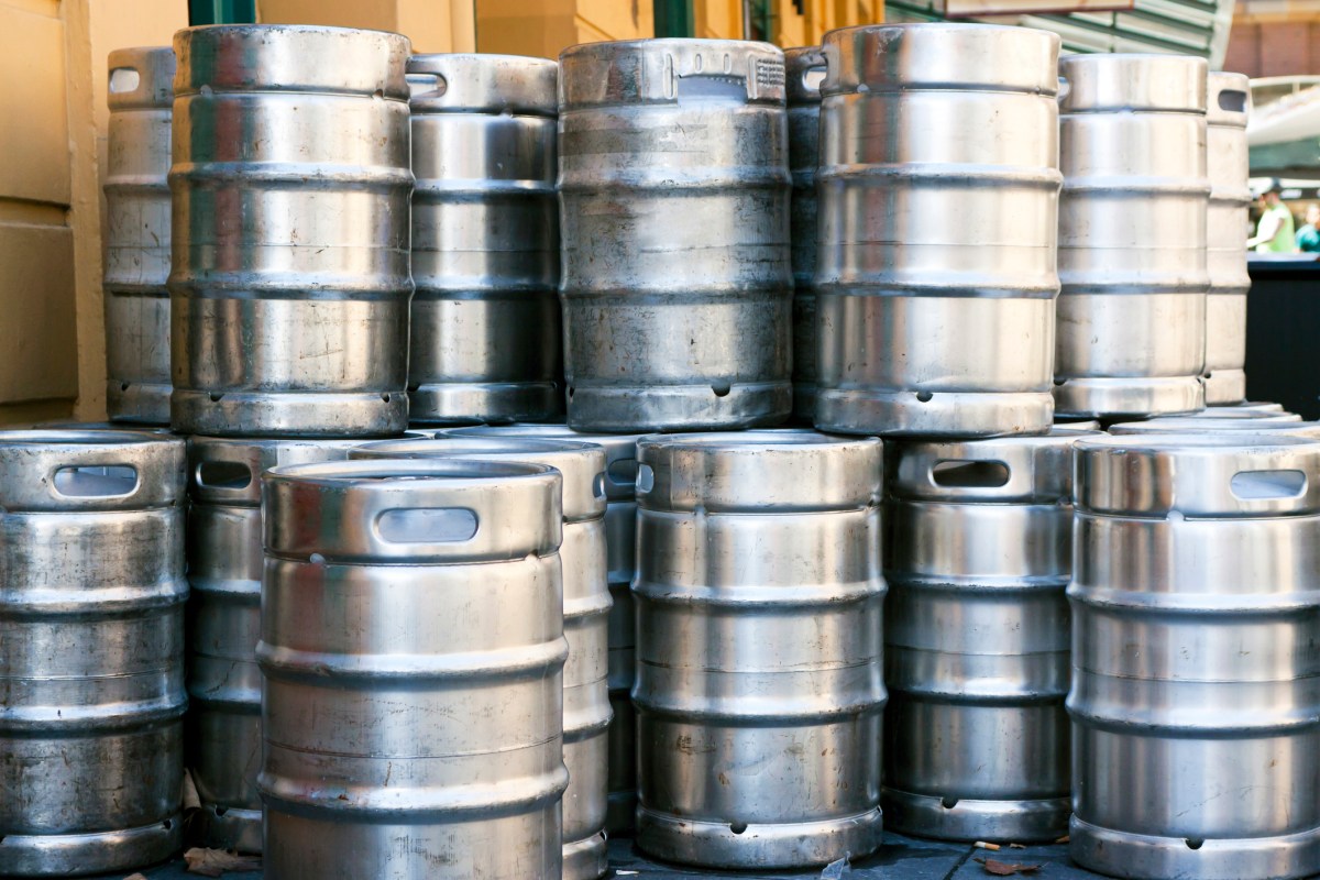 Beer kegs