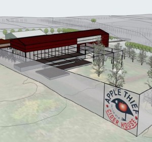 Construction underway at The Apple Thief Cider House