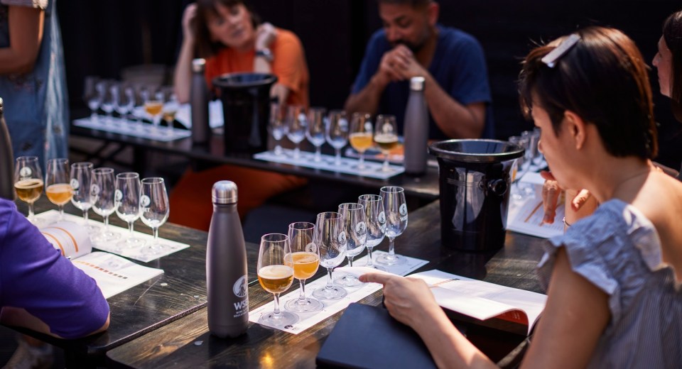 WSET beer tasting