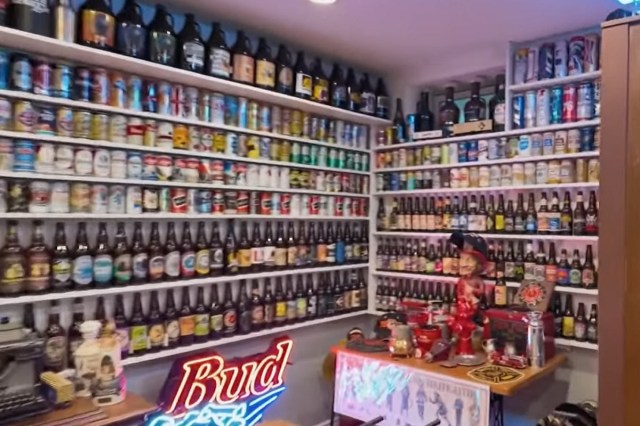 Beer can collection