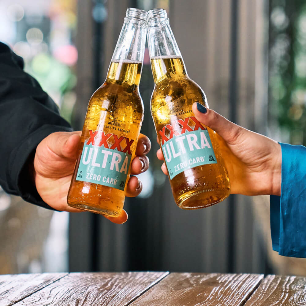 Cheers to XXXX Ultra Zero Carb
