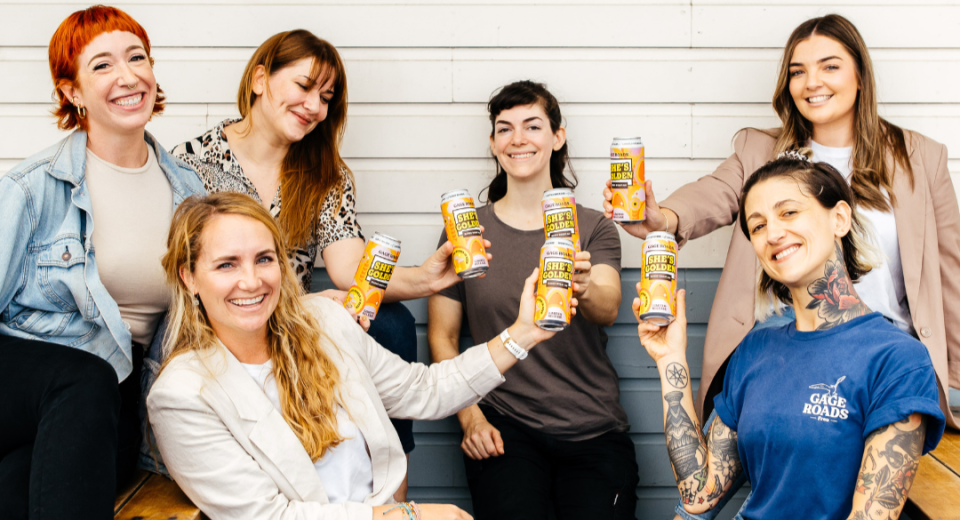 of She’s Golden Mango Wheat Ale