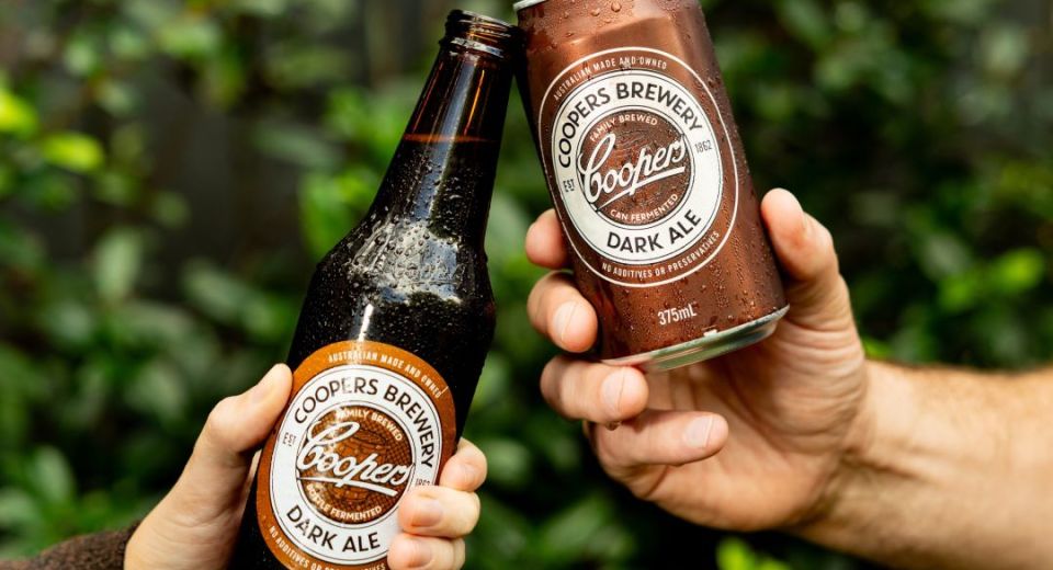 Coopers Dark Ale can