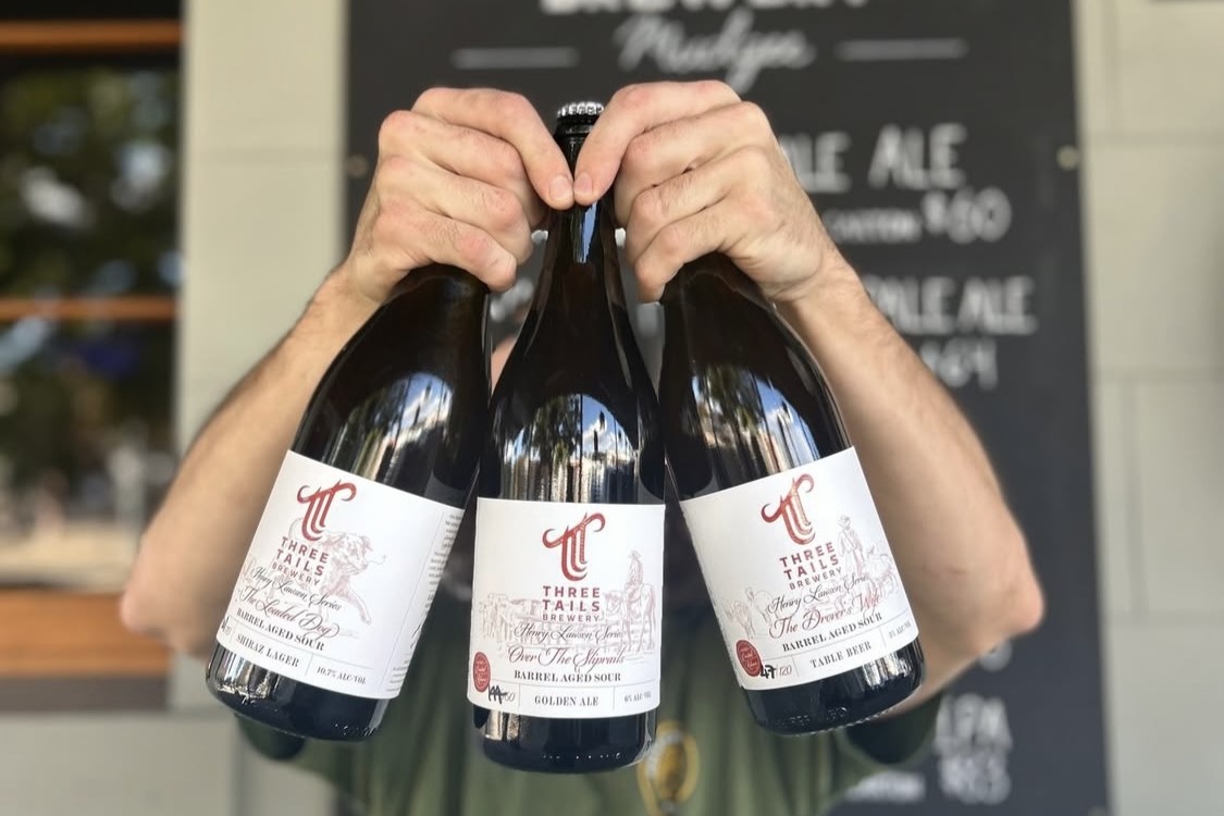 Three Tails Brewery barrel aged sours