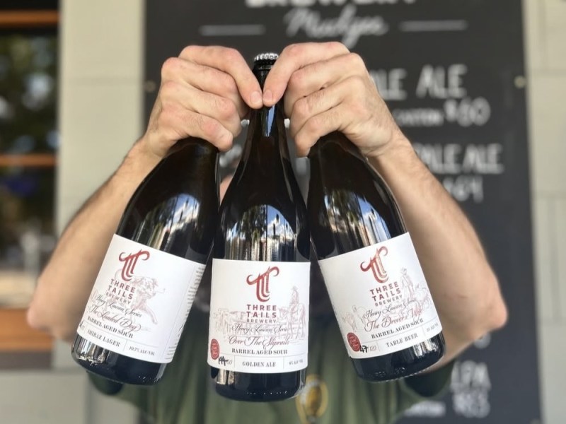 Three Tails Brewery barrel aged sours
