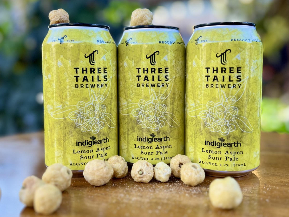 Three Tails Brewing Lemon Aspen Sour Pale