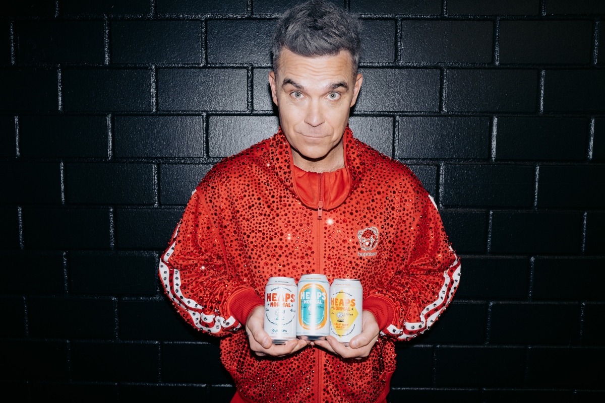 Robbie Williams joins forces with Heaps Normal