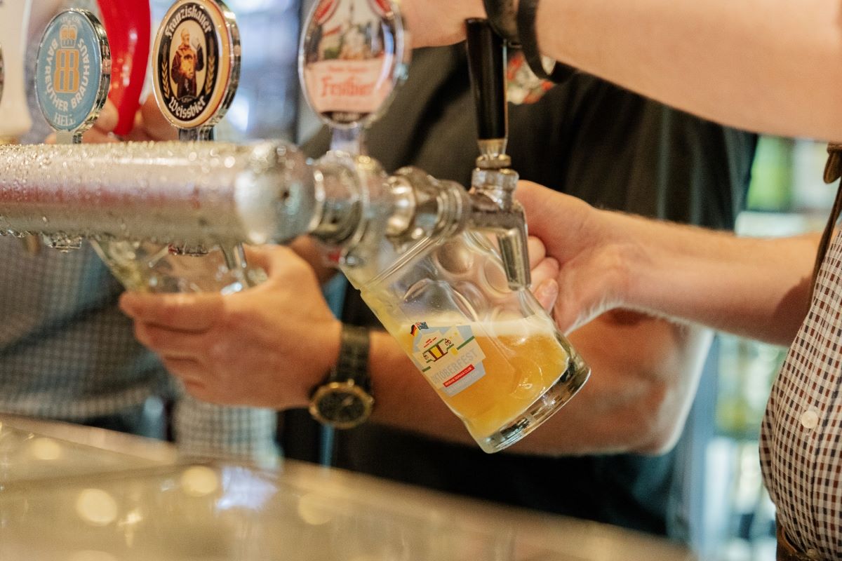 All six official Oktoberfest breweries on tap in Brisbane