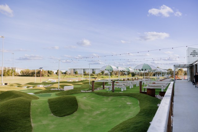 Beer and gold garden.